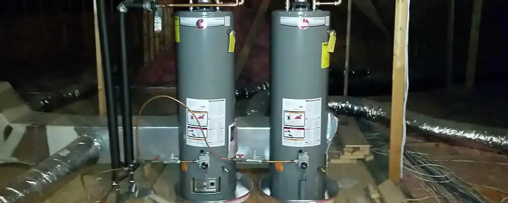 Tankless water heater installation for home hot water in Chico, CA